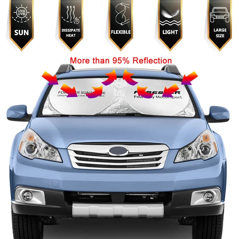 Parabrezza per auto parasole accessori per copertura per Subaru Forester XV Outback Legacy WRX Tribeca Levorg BRZ Crosstrek Exiga Ascent