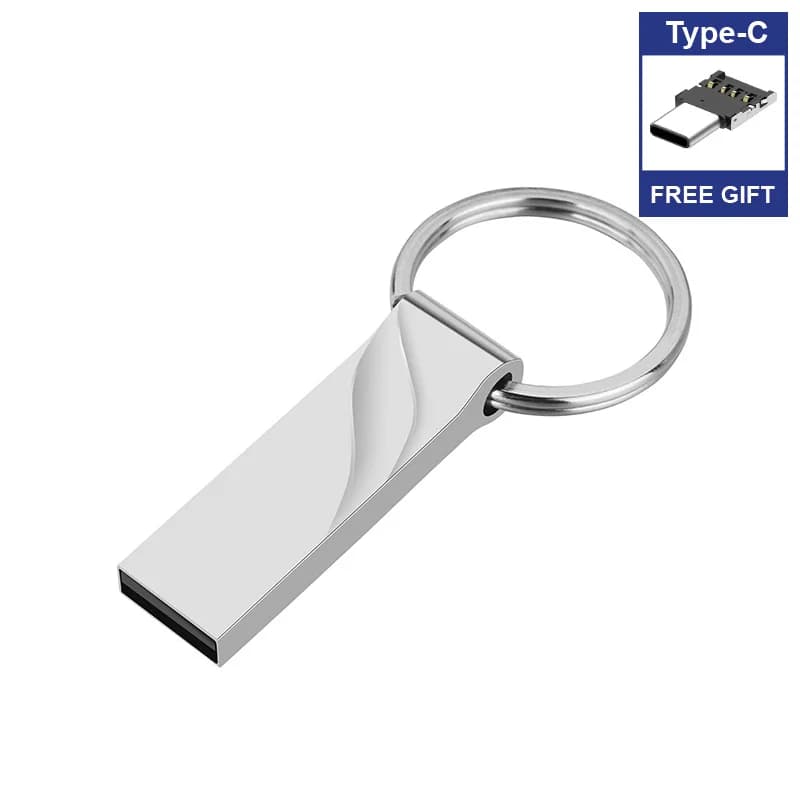 Chiavetta USB 64 GB 32GB 16GB 8GB USB Flash Pendrive Memory chiavetta USB 64 gb 256 gb cle usb disk Free type c o micro adapter