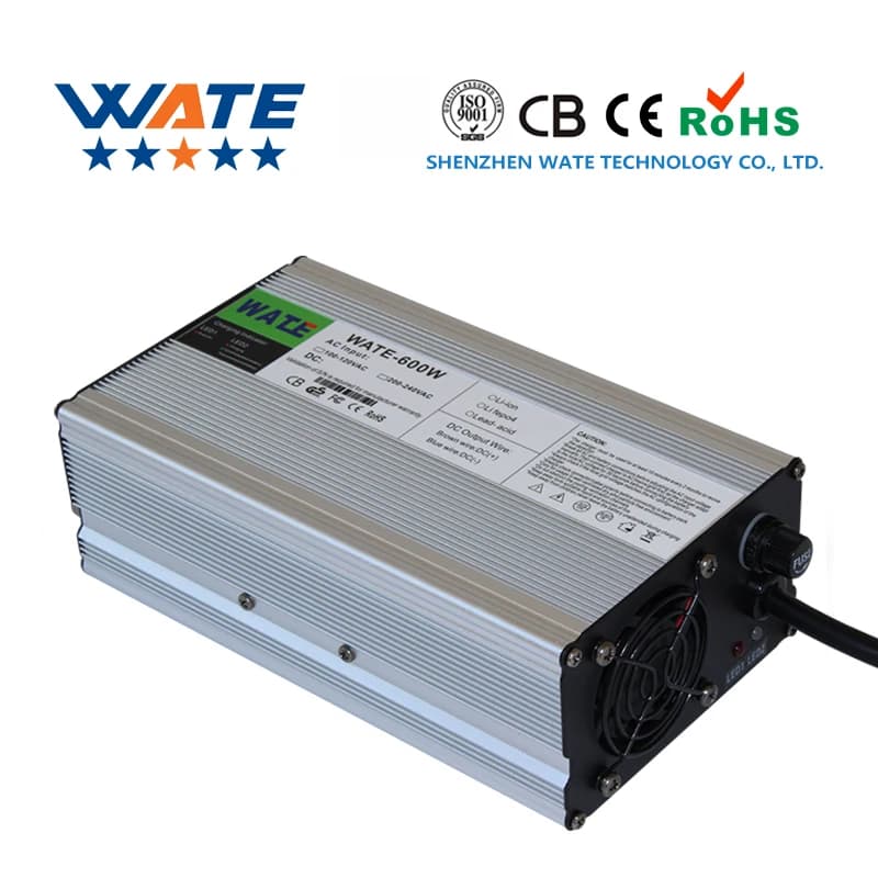 54.6 v 10A Li-Ion Battery Charger batteria agli ioni di litio caricabatterie 13 s 48 v li-ion battery charger