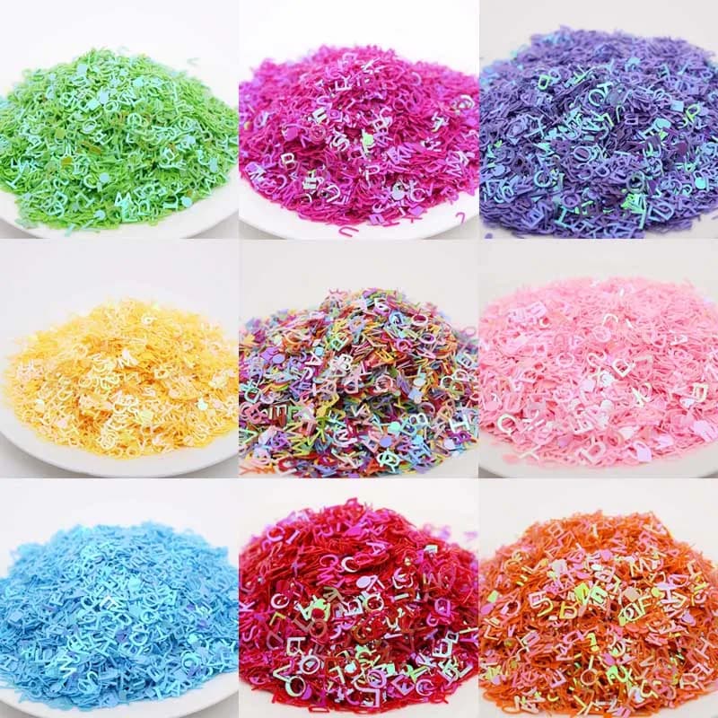26 lettere di fango di cristallo perline accessori nails paillettes abbigliamento accessori di abbigliamento di nozze partito decorazione di materiali