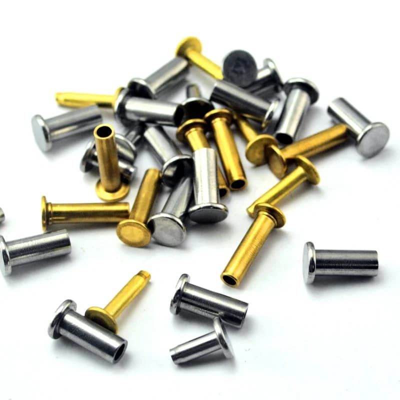 20 set brass stainless steel handle knife screws locking rivets bolt fixing stem for kitchen knives utensils for pots