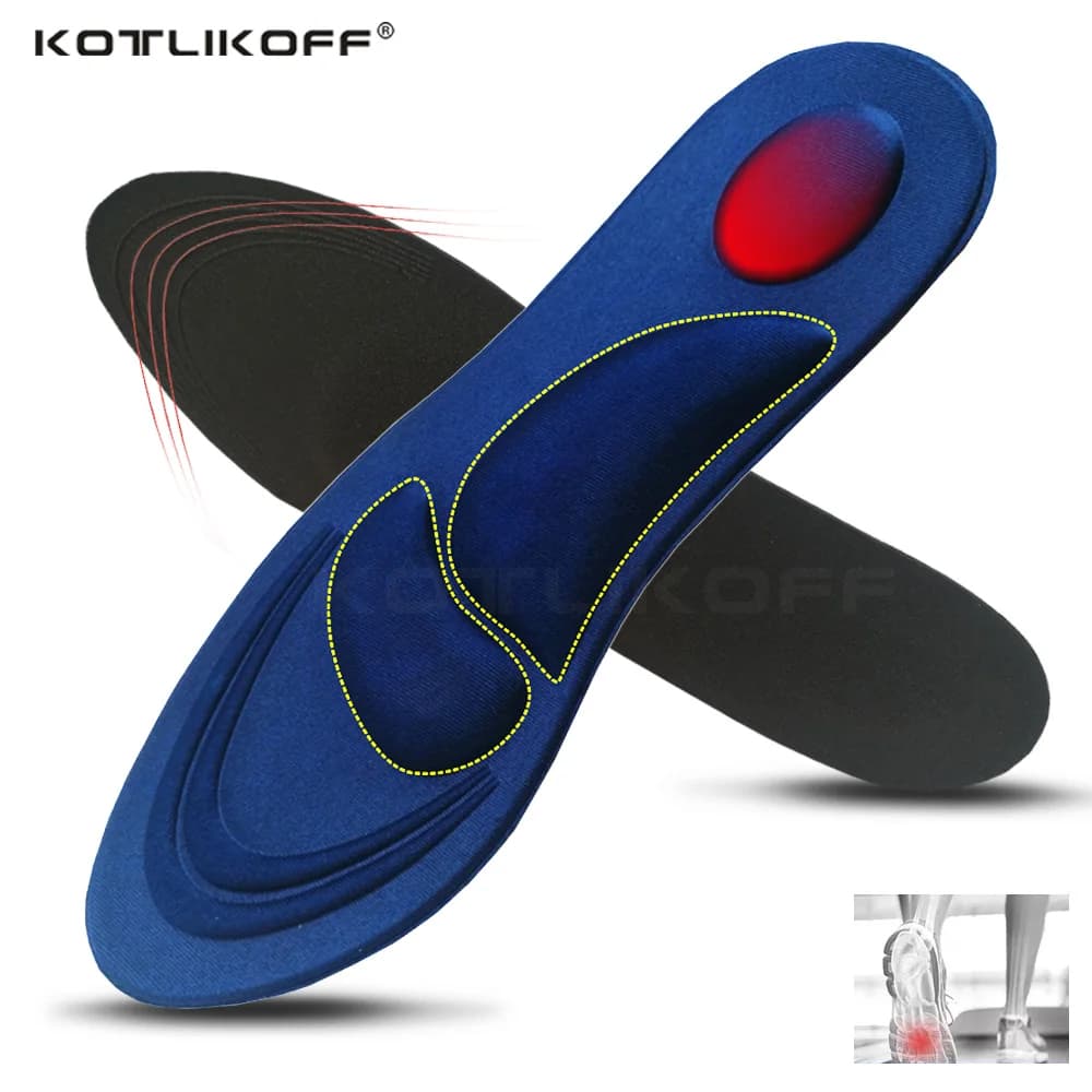 4D Sponge Stretch Breathable Deodorant Running Cushion Insoles For Feet Men Women Insoles For Shoes Sole insert Orthopedic Pad