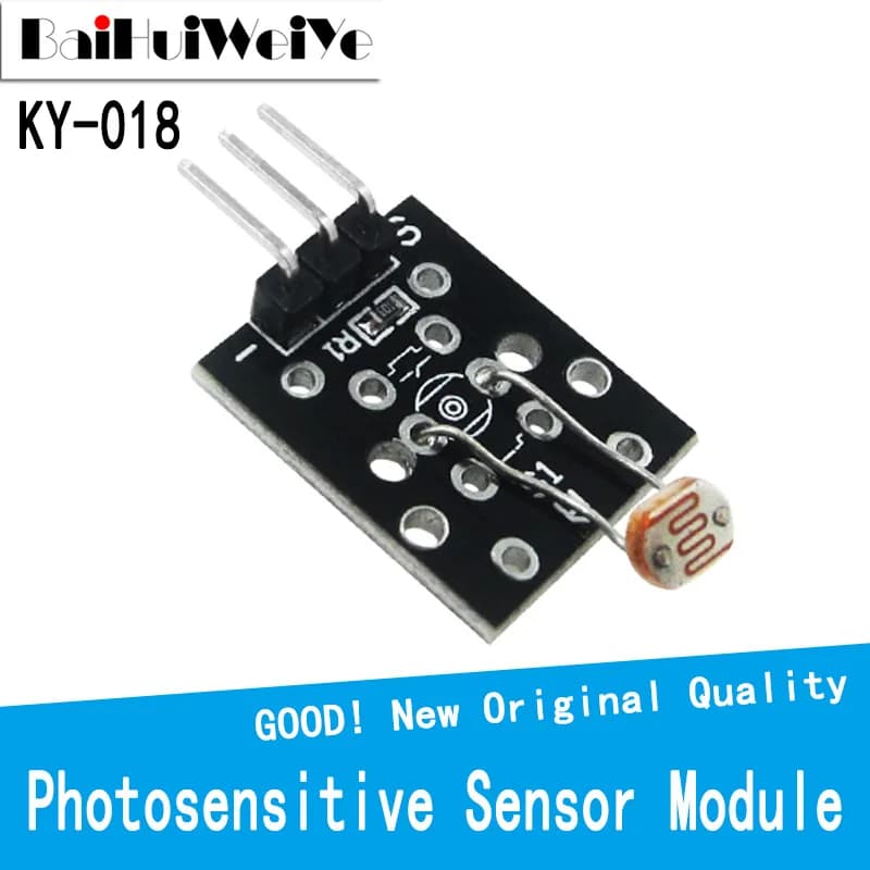 1 pcs KY-018 photosensitive 3pin optical strength light detection sensor module for KY018 arduino DIY Kit