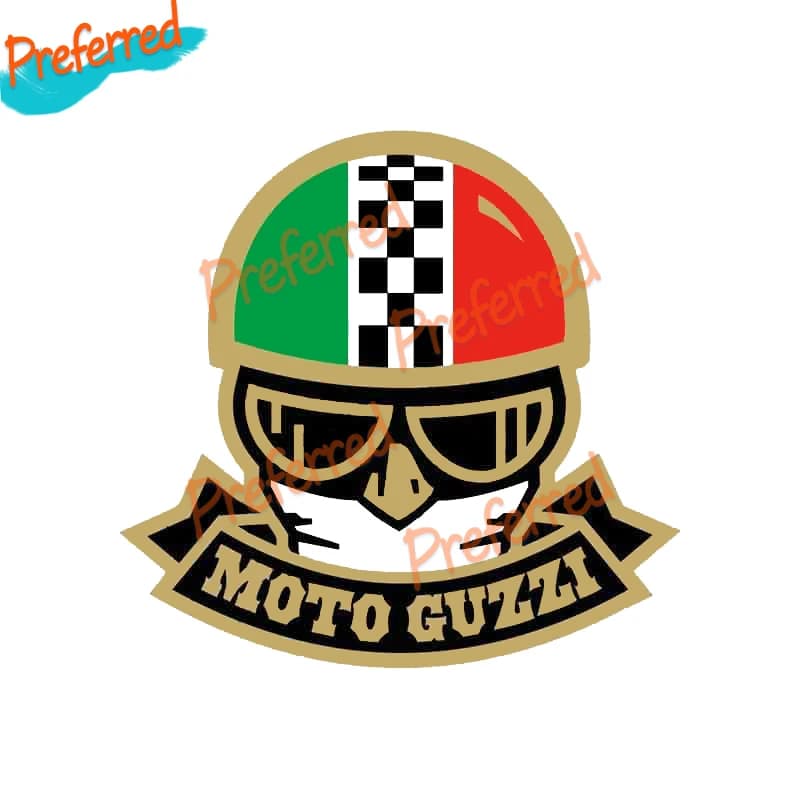 MOTO GUZZI Funny Car Stickers Bumper Helmet Motorcycle Decal KK High Quality Vinyl A4 Q3 Automatic Decoration PVC Waterproof
