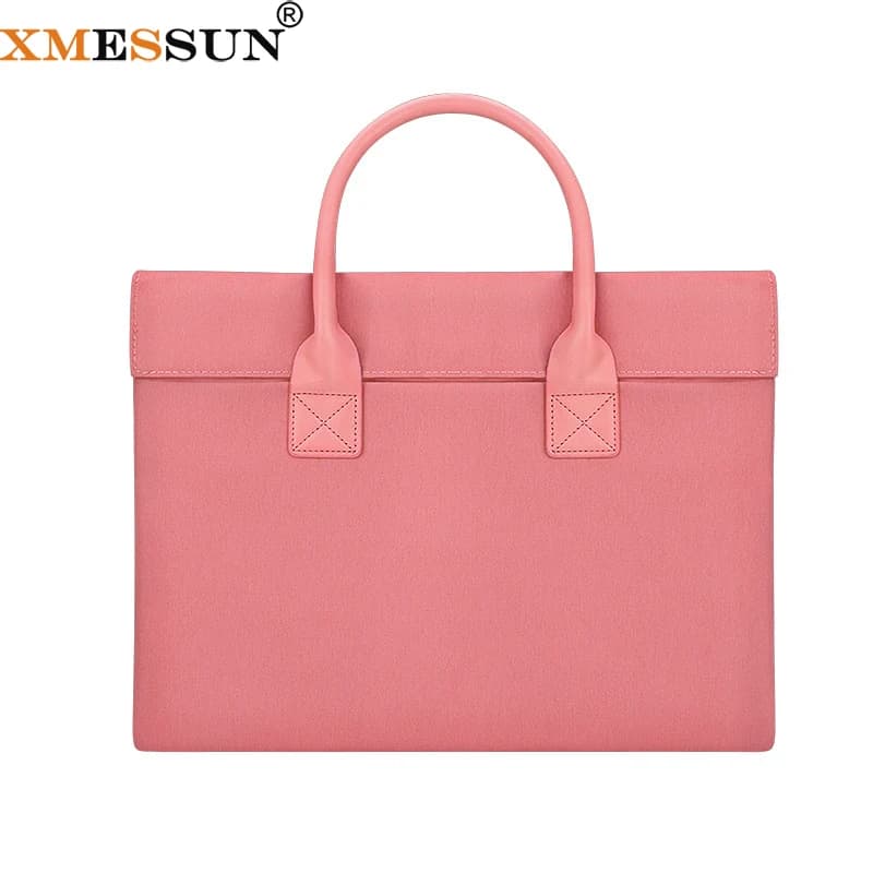 XMESSUN Women Canvas Laptop Handbags Large Capacity Leisure Apple Business 2026 Travel Macbook Pro Laptop Bag Fashion Wallet INS