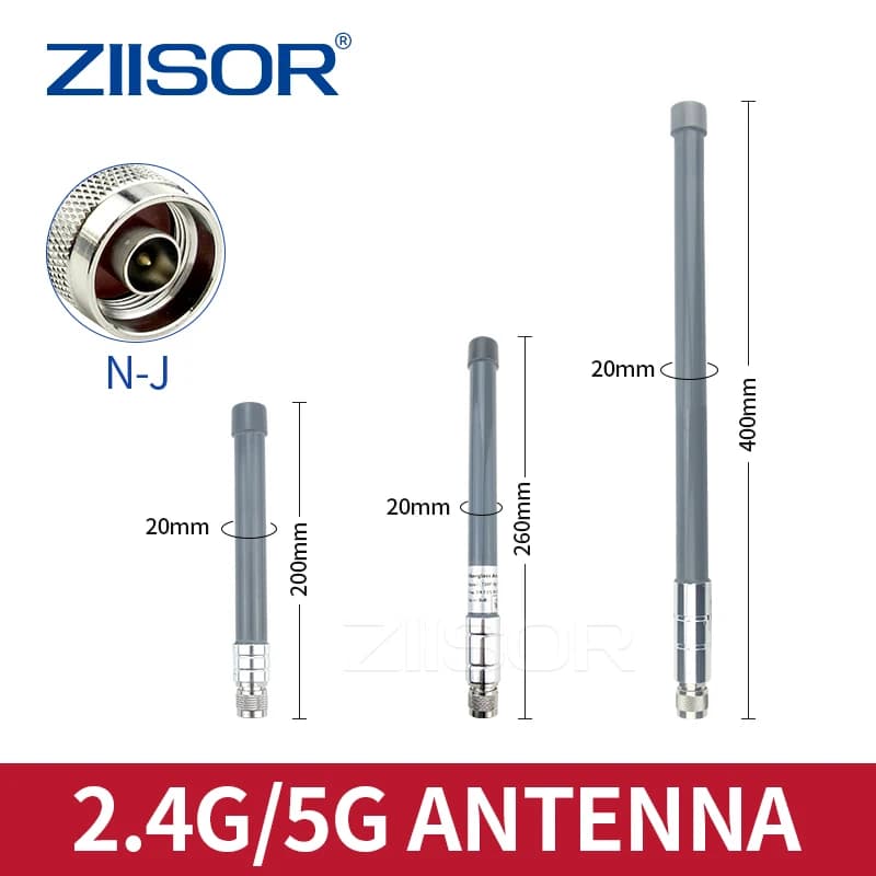 Antenna Wifi esterna da 2,4 GHz 5,8 GHz Dual Band N maschio in fibra di vetro 5G Antenne Wifi Extender per Hotspot Router da 2,4 GHz