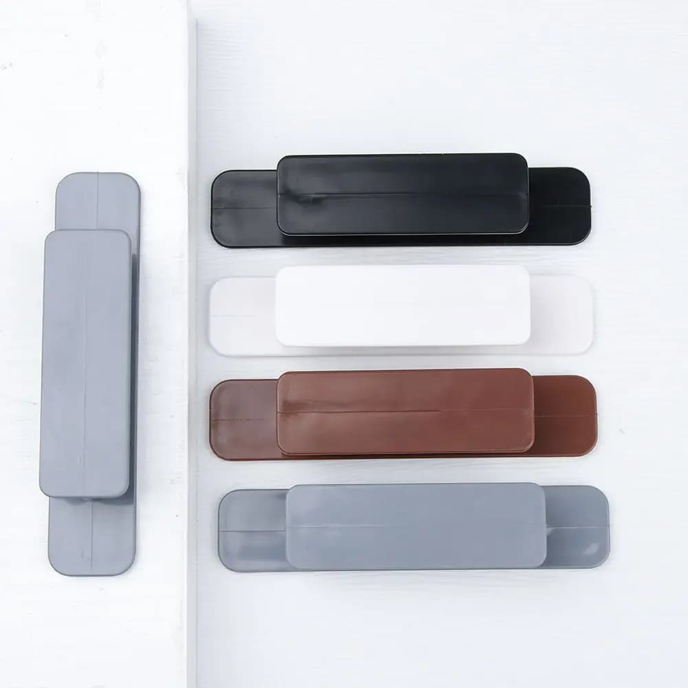 2 pz Stick aperto pomello per porta scorrevole cassetto autoadesivo organizzatore maniglia per porta impugnatura per finestra in vetro multifunzione risparmio di lavoro Auxili