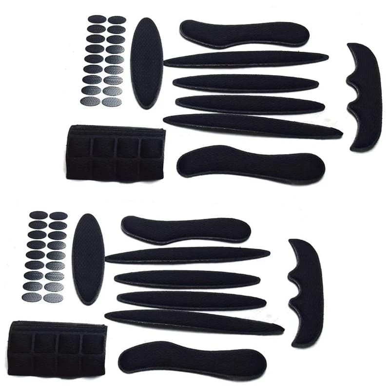 New 2-piece universal cycling sponge pads Set of bicycle helmet cushions for cycling helmet