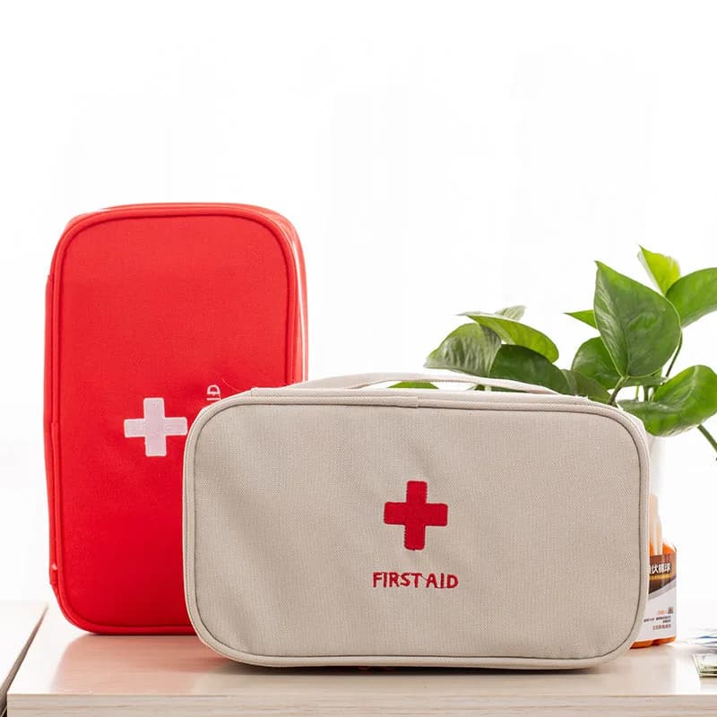 Borsa portatile per Kit di pronto soccorso borsa per pronto soccorso di emergenza borsa medica custodia per medicinali Kit di sopravvivenza da viaggio per campeggio all'aperto per auto