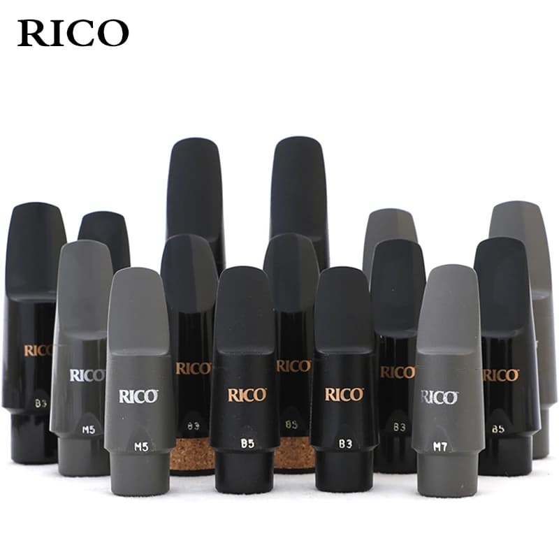 American RICO Sax Plastic Mouthpiece B3 B5 B7 M5 M7 M9 Soprano Alto Tenor Saxophone