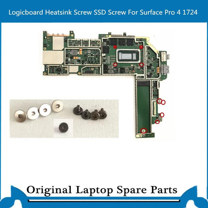 Vite interna originale per dissipatore di calore per vite Surface Pro 4 SSD vite per porta di ricarica per scheda SD