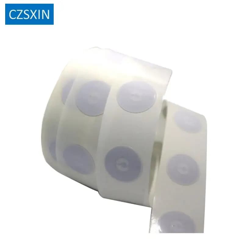 100 pz Czstar 13.56 mhz NFC adesivo RFID tag ISO14443A Rfid Adesivo Ntag213 NFC Adesivi rotondi RFID etichetta RFID personalizzata
