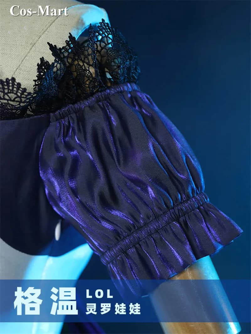 Gioco caldo LOL Gwen Costume Cosplay LingLuo Dolls Splendido abito formale Attività femminile Gioco di ruolo per feste Abbigliamento XS-XXL Nuovo