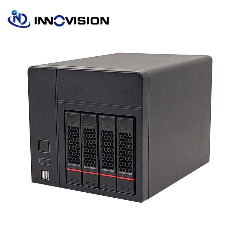 Nuovo hardware di alta qualità senza viti custodia per disco rigido 4 alloggiamenti per HDD Nas Storage Server Case Support installa la scheda PCIE