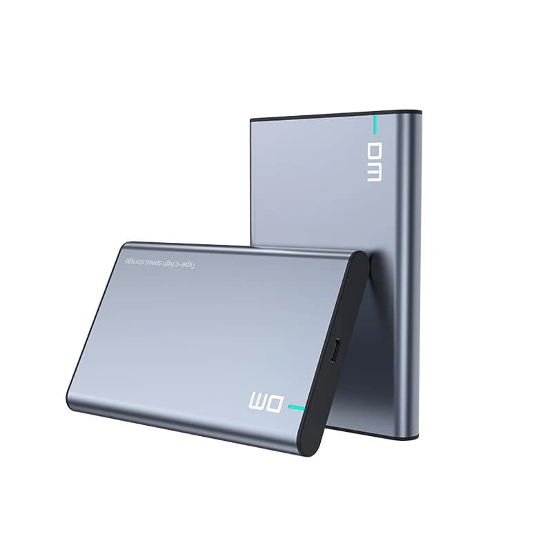 Custodia per HDD DM da 2,5 pollici SATA a USB 3.1 Gen 2 Custodia per HDD Custodia per disco rigido esterno Custodia per disco rigido portatile SSD