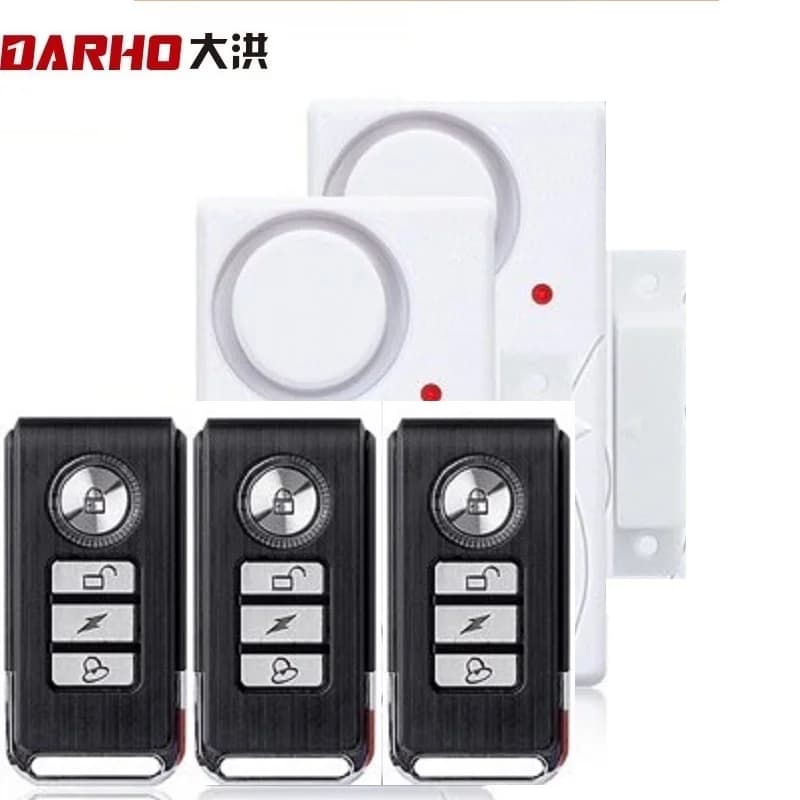 Darho Sensore indipendente per porte e finestre Antifurto Apri Chiudi Rilevatore magnetico Protezione di sicurezza Sistema di allarme wireless per casa intelligente