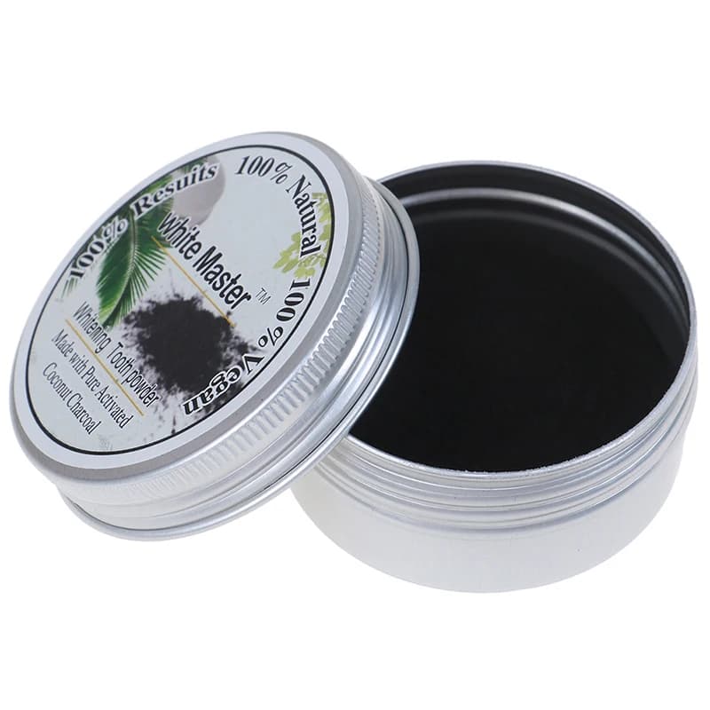 1pcs Sbiancamento Dei Denti In Polvere Nero Polvere di Carbone di Bambù Carbone Attivo Carbone di Pura Polvere di Dente Sbiancamento