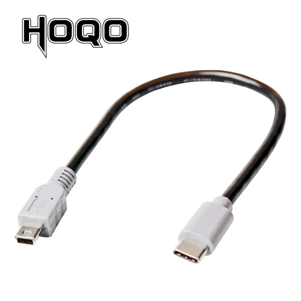 1 pc USB Type C 3.1 Male to Mini USB 5 Pin B Plug Male Adapter OTG Cable Data Cable for Macbook Mobile 25cm / 1 m 3 feet