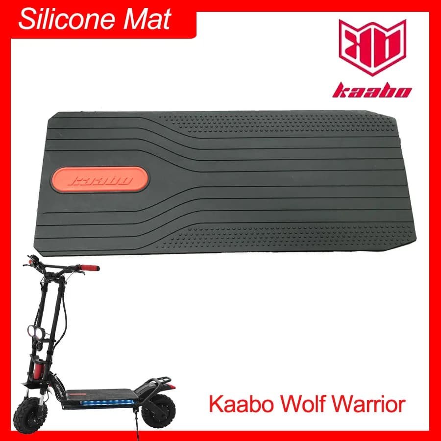 Parte originale del pedale del pad del tappetino in silicone per scooter elettrico Kaabo Wolf Warrior King GT da 11 pollici