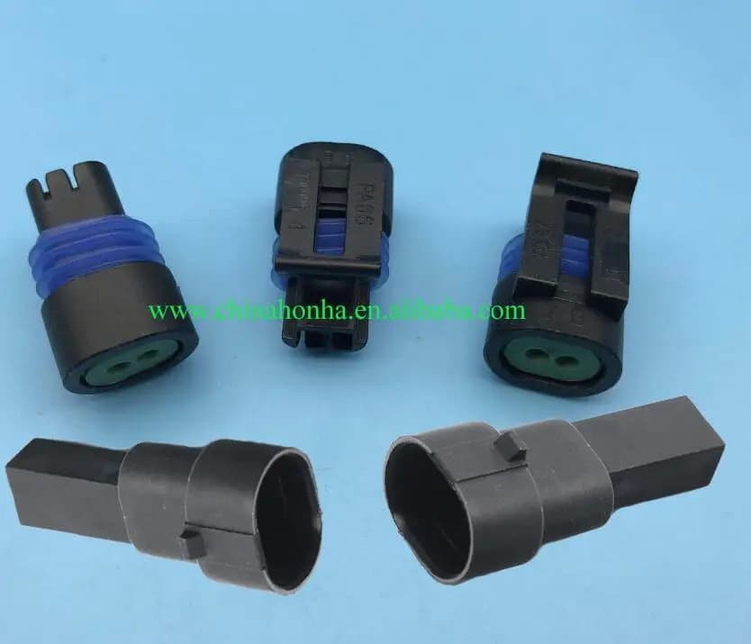 Spedizione gratuita 2 pin femmina e maschio connettore sensore automatico presa automobilistica 12162195 12162193