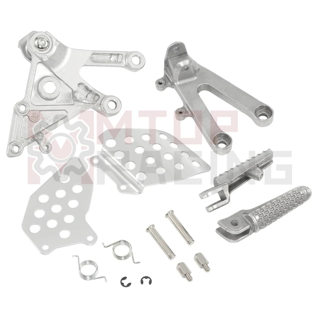 Moto anteriore pedale poggiapiedi pedane treppiede Stent Set per Honda CBR600RR 2003 2004 2005 2006 50600-MEE-D00