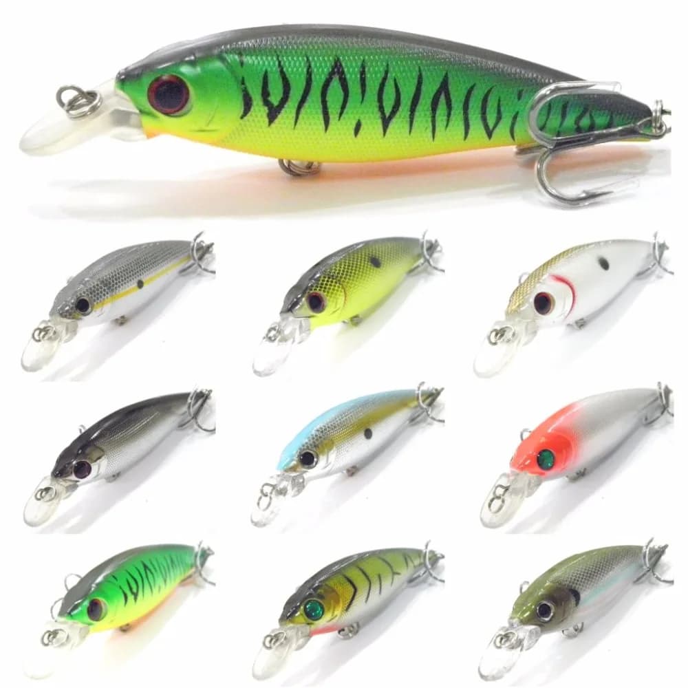 WLure Wire Through the Body Crankabit per acqua salata Sea Ocean Fishing Lure 40g 14cm Slow Wobble 1/0 ancorette occhi 3D M525
