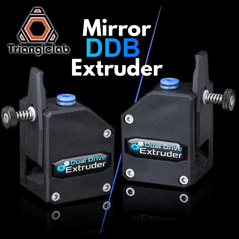Trianglelab Left Mirror DDB Extruder V1.0 - Estrusore Bowden a Doppia Azione per Stampanti 3D (compatibile con DDE MK8, CR10, Ender 3)