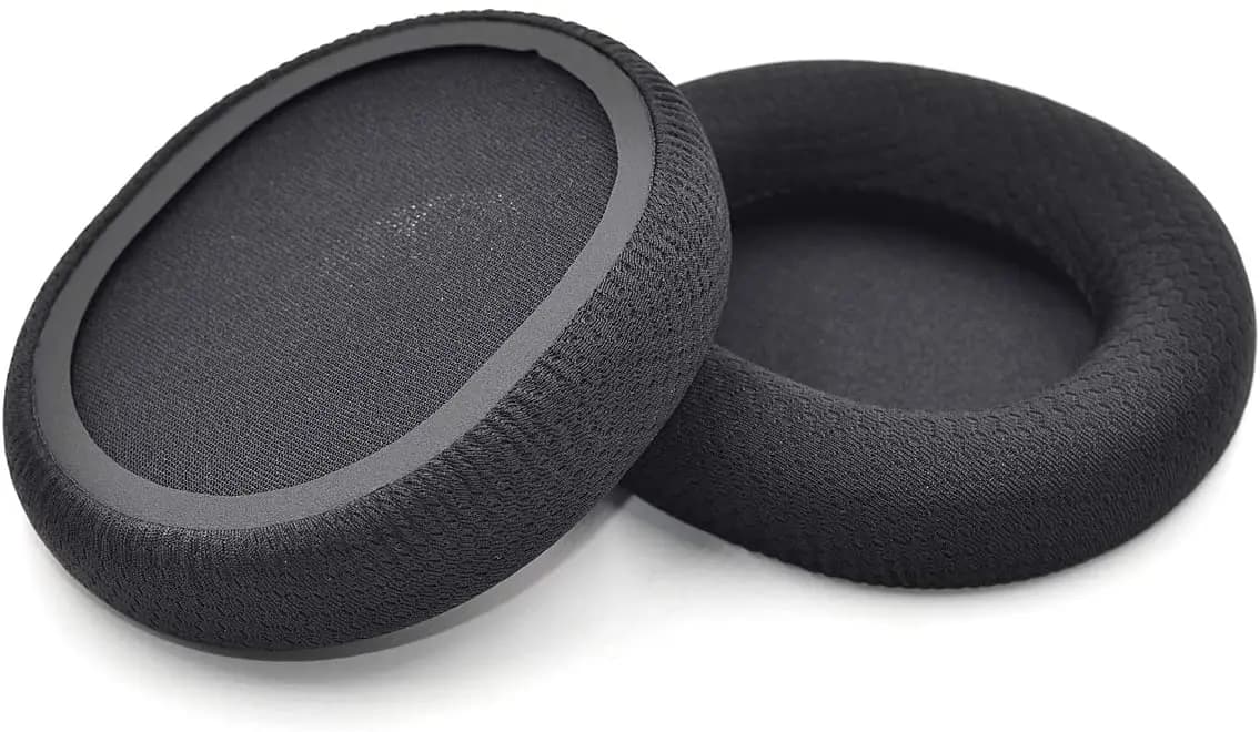 Arctis 5 Replacement Black Fabric Ear Pads Cushion Earmuffs Compatible with SteelSeries Arctis 5 Gaming Headset Headphone