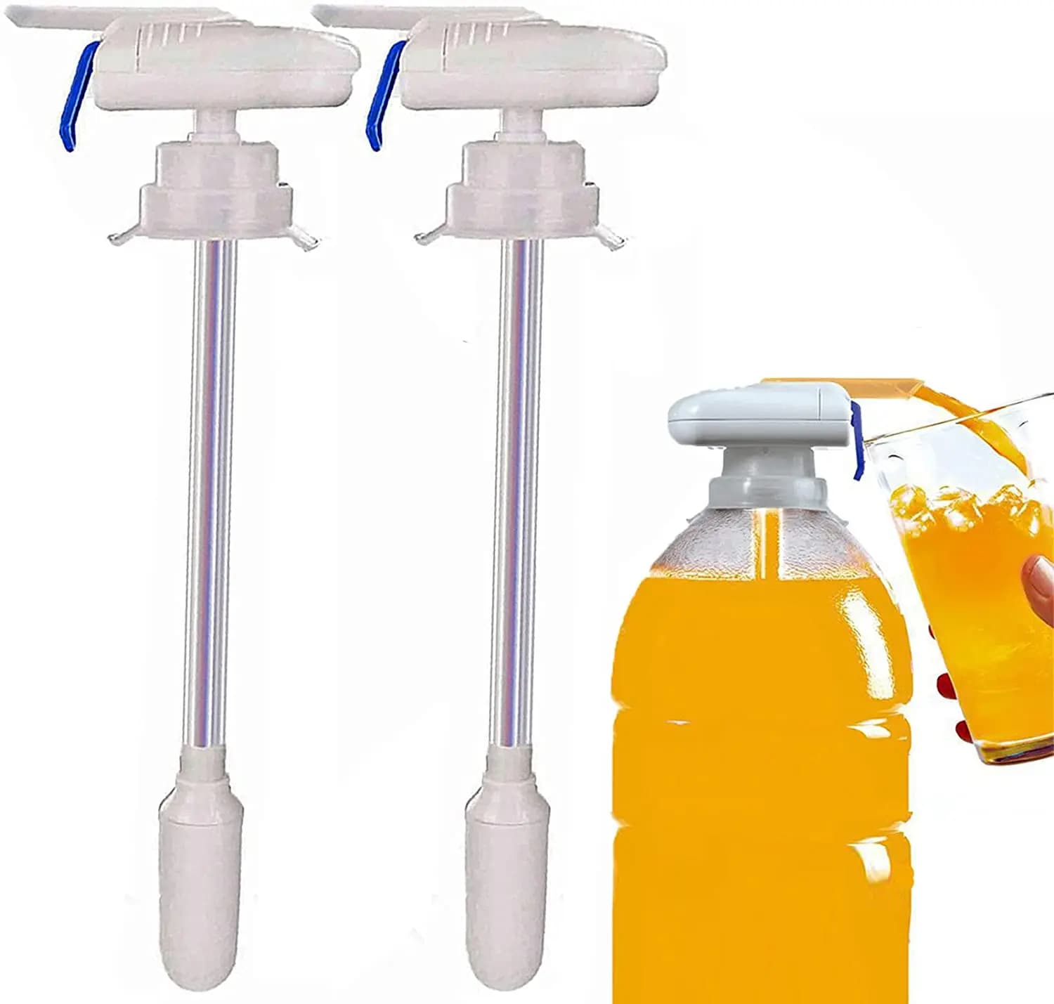 Electric faucet for milk dispenser in pack of 2, automatic beverage distributor, simple operation with one hand, speaker, suitable for outdoor and home