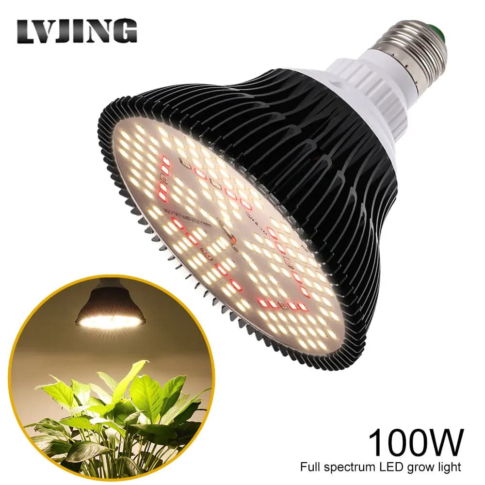 Samsung lm281BA 100W full spectrum LED cultivates Par lamp bulb for flowers semi garden vegetables greenhouse