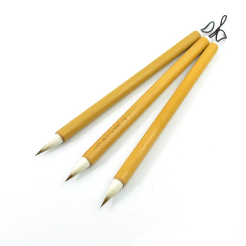 Chinese Calligraphy Brush Pen Multiple Hair Small Regular Script Writing Brush Set Landscape Painting Ink Brush Drawing Supplies