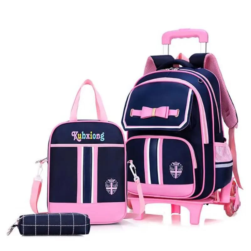 Trolley da scuola per bambini Zaino con ruote per borse da scuola con ruote Zaino da scuola per bambini Borse Mochilas per bambini