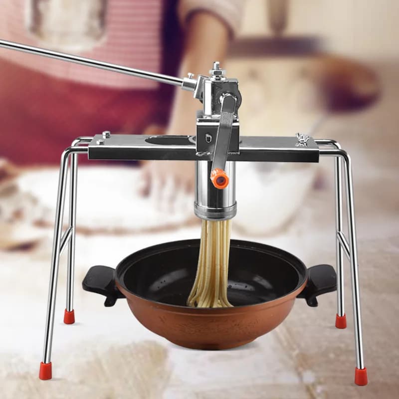 Macchina per pressa per noodle in acciaio inossidabile Macchina per spaghetti Macchina per pasta che produce macchina per noodle vegetali