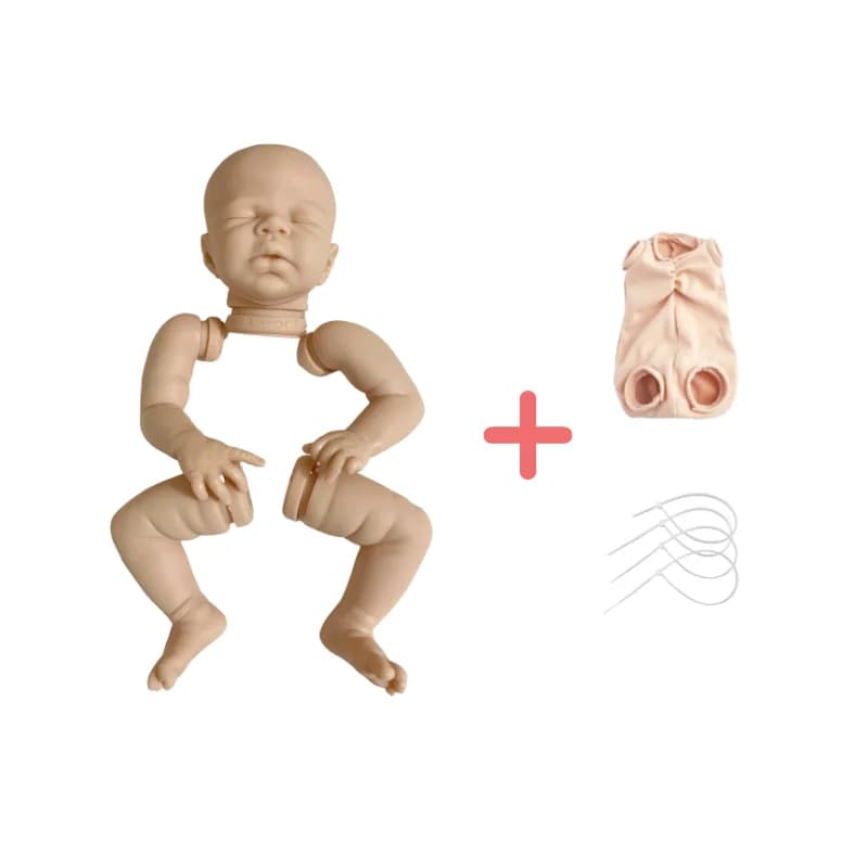 Bebe Reborn Doll Kit Neonato 16 Pollici Zendric Reborn Doll Kit Vuoto Non Verniciato Infinito Stampo Per Bambini Bambola FAI DA TE Per Le Ragazze
