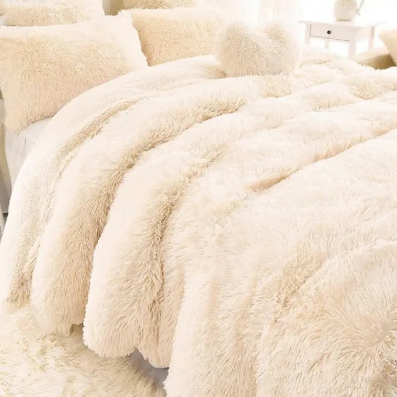 35 nuovo arrivo lungo Shaggy coperta copriletto lenzuolo di grandi dimensioni caldo morbido spesso soffice divano Sherpa coperte federa
