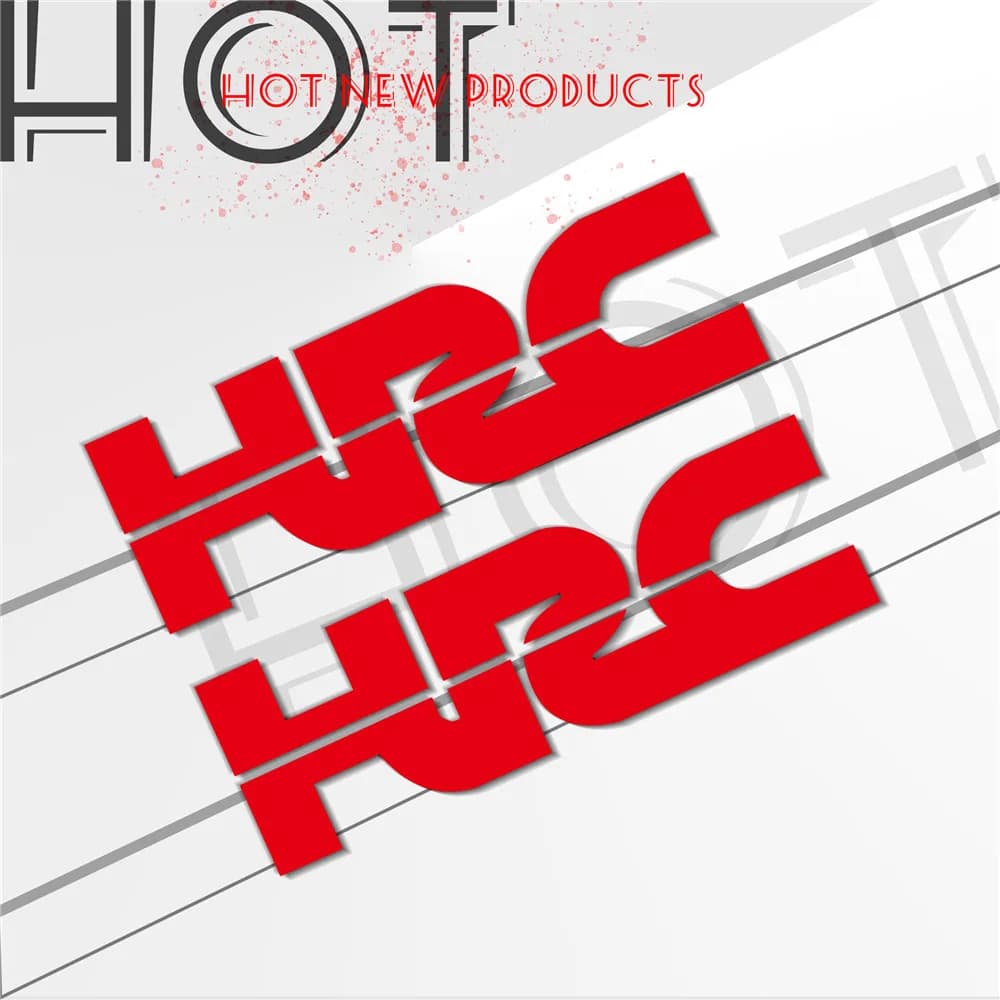 Accessories bike stickers Fuel tanks Wheels helmet notebook Bags reflective adhesive MOTO sign For honda hrc HRC