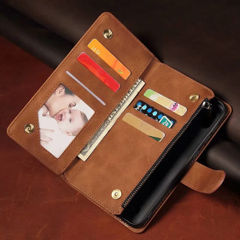 Portafoglio in pelle di lusso per Xiaomi Poco X2 Poco F2 Pro Poco M2 Poco X3 NFC Pro custodia a vibrazione magnetica portafoglio porta carte di credito Mobile