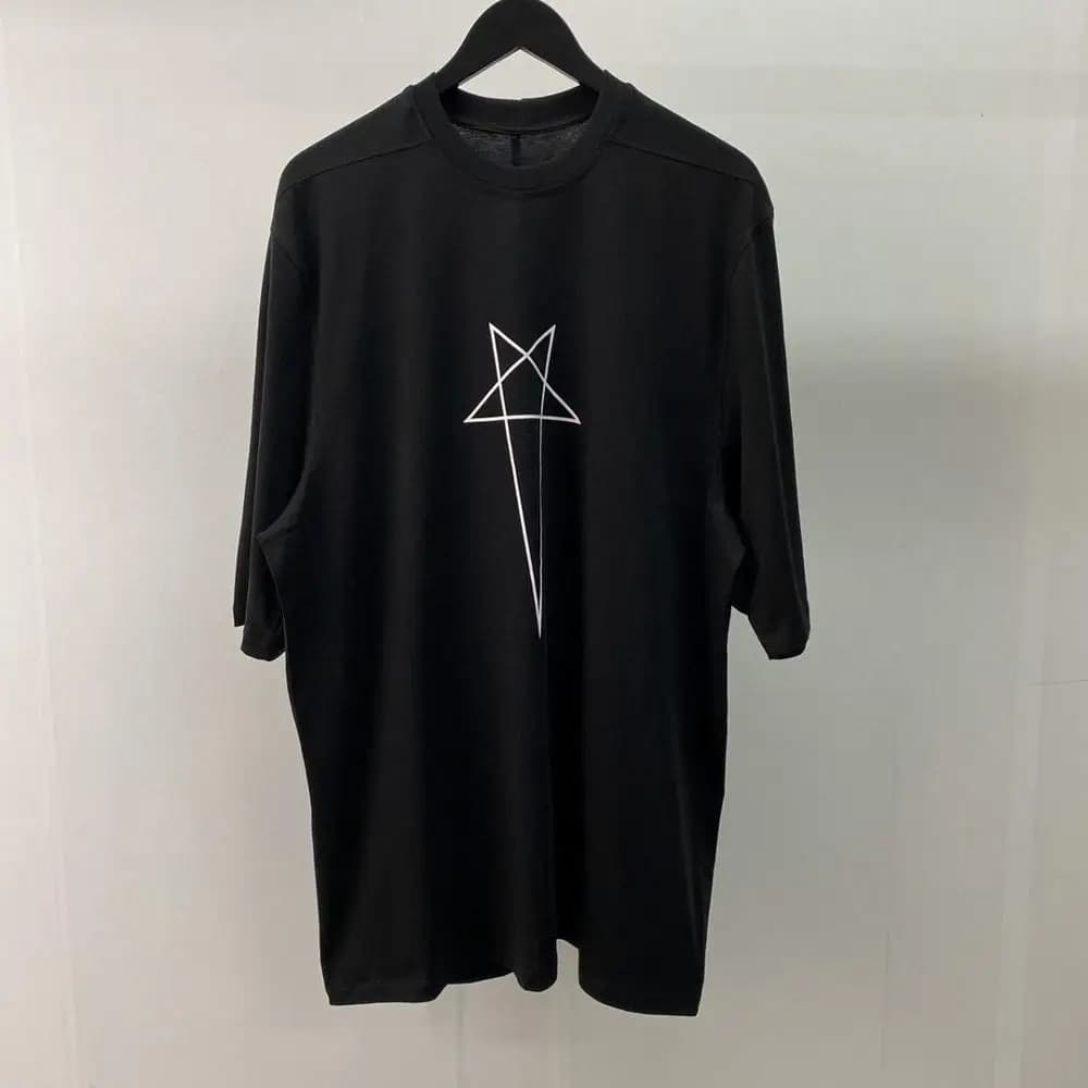 Owen Seak Men T Shirt 100% Cotton Gothic Men's Clothing Hip Hop Tops Tees Summer Women OverSize Sweetwear Black Long T Shirt