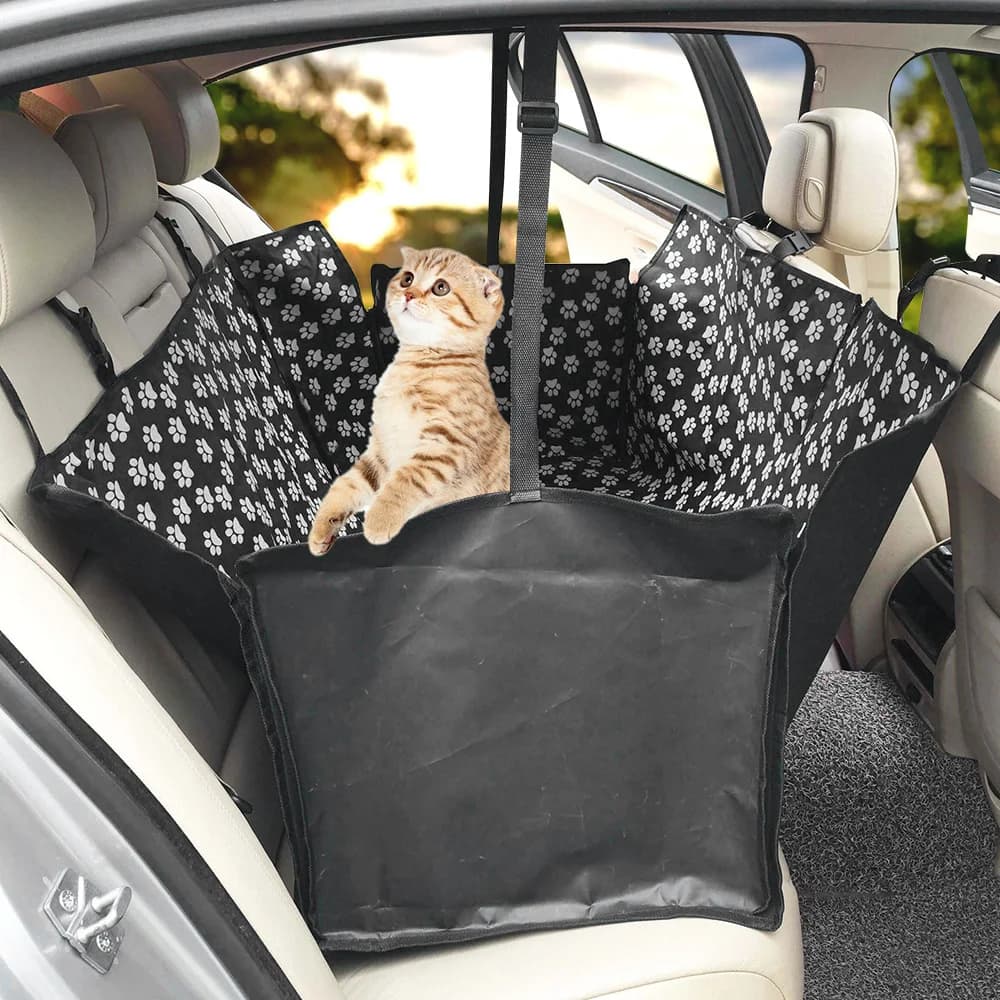 Cuscino per Gatti e Cani, Protezione Sedile Posteriore per Auto, Tappetino Impermeabile per Trasporto Animali