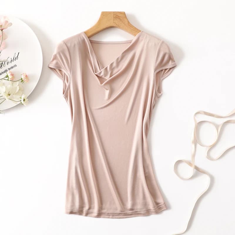 50% seta naturale plus size modis streetwear maglietta bianca donna camiseta mujer maglietta t-shirt maglietta femme top camicie da donna