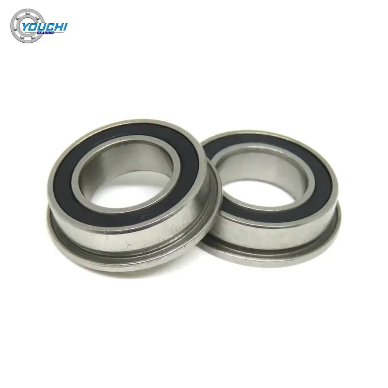 10 pcs 8x14x4 SMF148 2RS Miniature Stainless Steel Flanged Bearing SMF148RS MF148 2RS 8*14*4 RC Model and 3D Printer Flanged Bearing