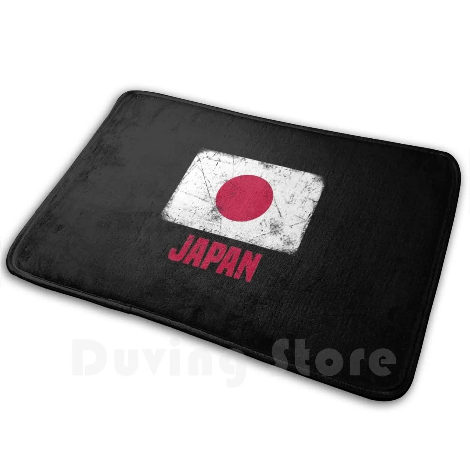 Giappone Bandiera Giapponese Tappeto Zerbino Tappeto Cuscino Morbido Antiscivolo Giapponese Giappone 2020 Tokyo Giappone Bandiera Giapponese Vacanza Souvenier