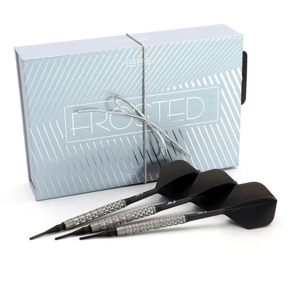 CUESOUL DAZZLING 20g Soft Tip 90% Tungsten Dart Set Frosted Surface with ROST Flights