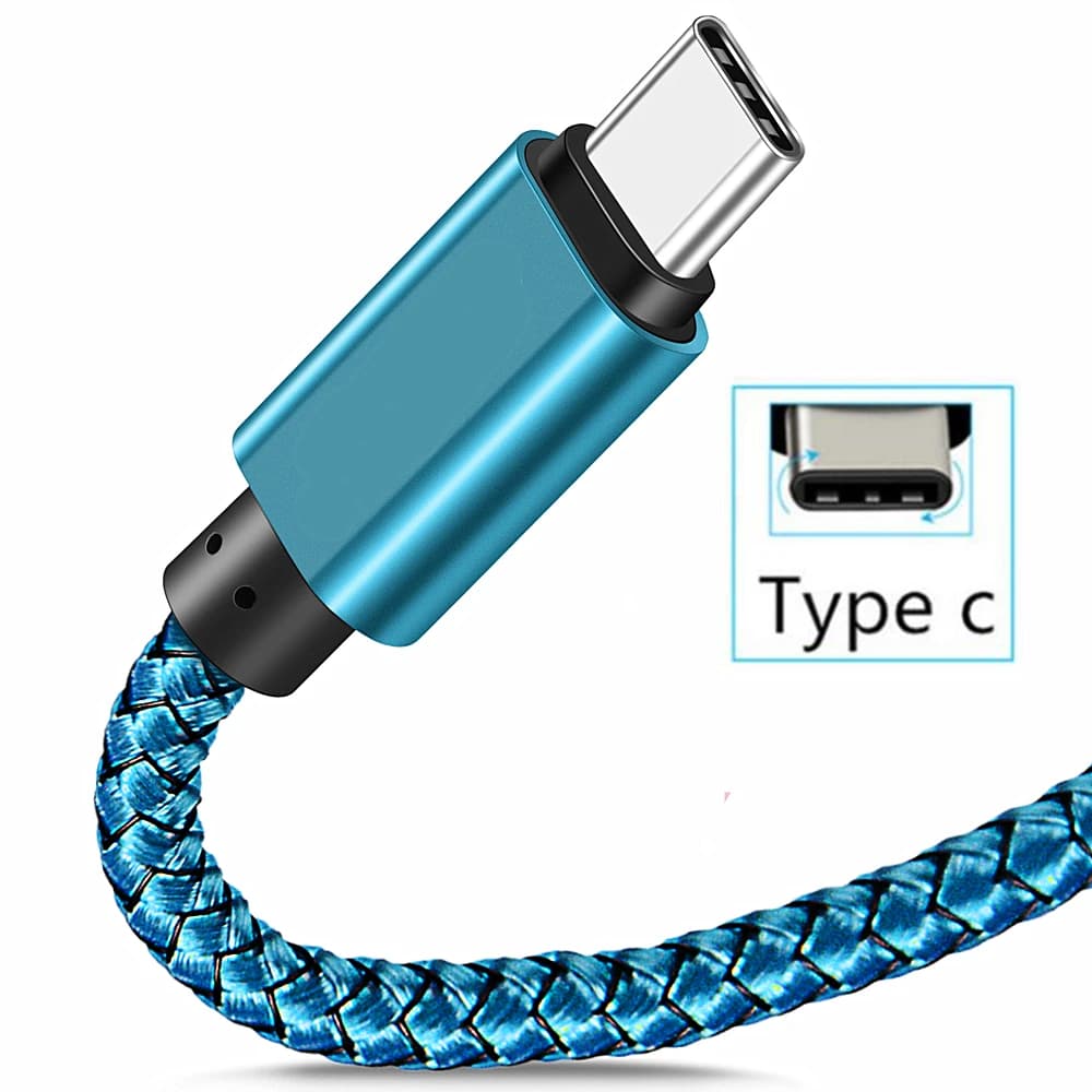Durable 2 m charging cable USB C charger for Samsung Galaxy S20 FE S21 Ultra A52 A72 A21s A42 A32 5G A50 A70 A51 A71 A12