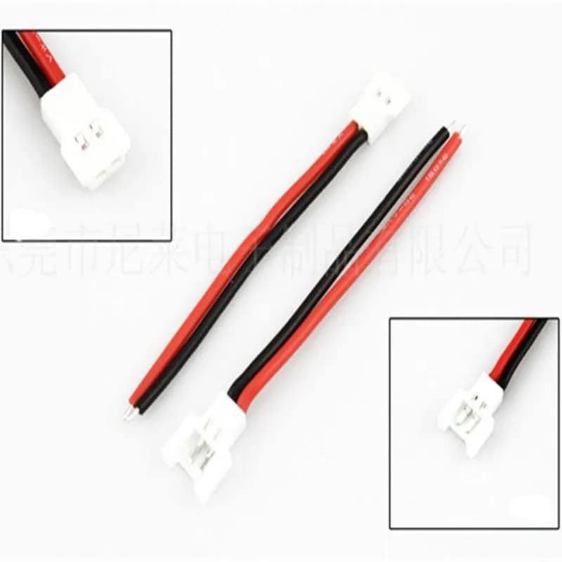 20 Pezzi Connettore Batteria MX2.0 XH2.54 Cavo 2P Maschio Femmina per Elicottero RC Hubsan X4 Drone FPV 10 Coppie