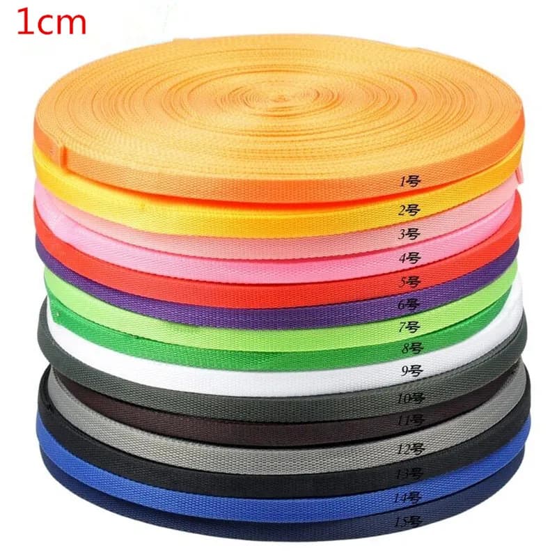 1 centimetri * 45 metri Colorato Polipropilene Nastri e Fettucce cinghie nastro bias nastri PP Nastri e Fettucce per il fatto a mano accessori per il cucito