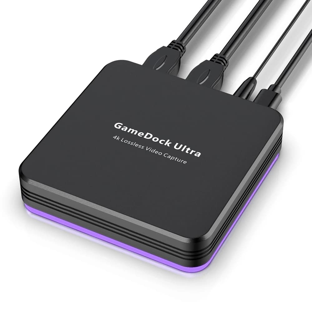 ezcap 4K 60 Scheda di acquisizione giochi USB Type-C compatibile HDMI GameDock Scatola per streaming ultra live