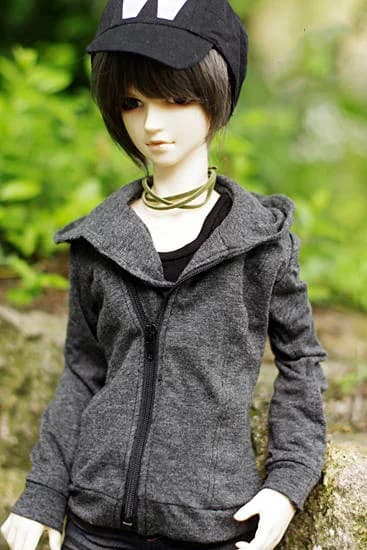 1/4 1/3 scala BJD vestiti cerniera diagonale felpe con cappuccio cappotto per BJD/SD MSD SD13 SD17 SSDF ID72 HID forte zio accessori bambola C172