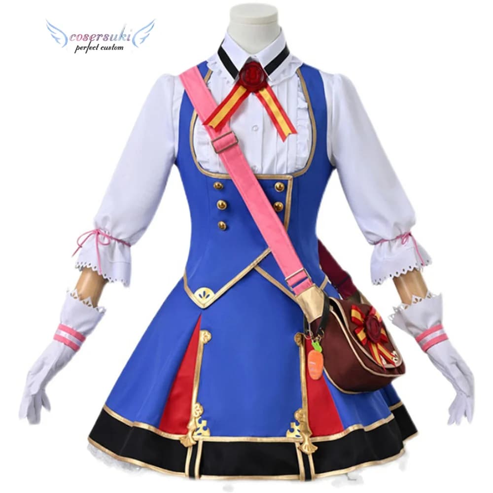Uma musume Pretty Derby Meisho Doto Cosplay Costume Halloween Christmas Carnival Convention Outfit