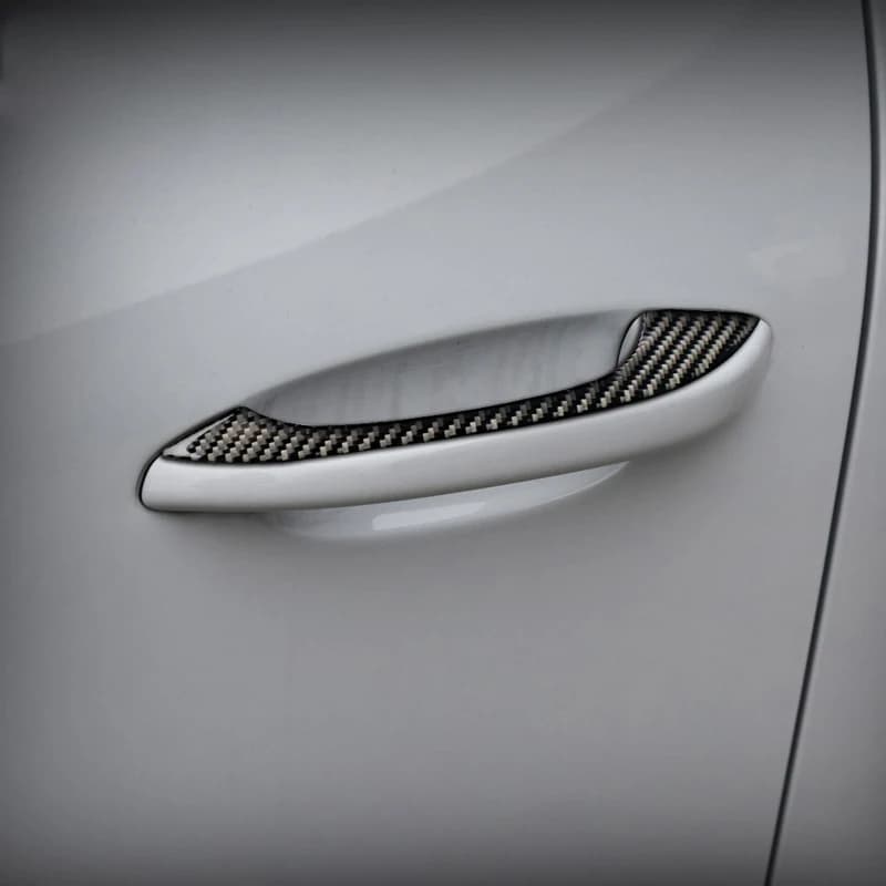 Accessories For porsche macan 2014-2019 Auto Side Door Handle Cover Trim Decorative Strip Sticker Protective Exterior Car Styling